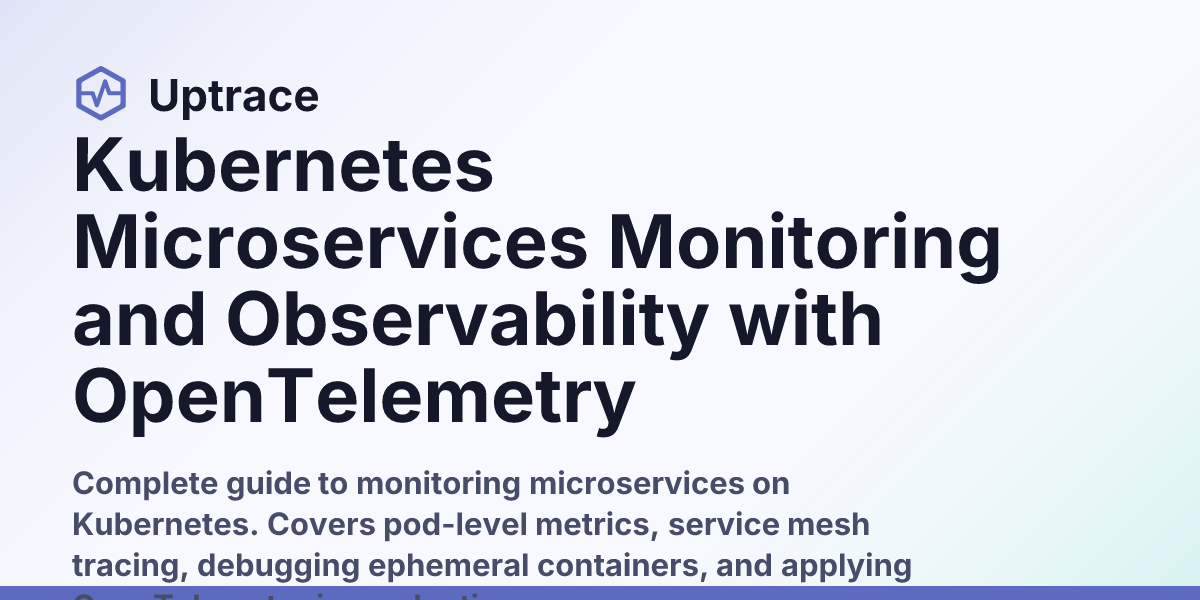 Kubernetes Microservices Monitoring and Observability with ...