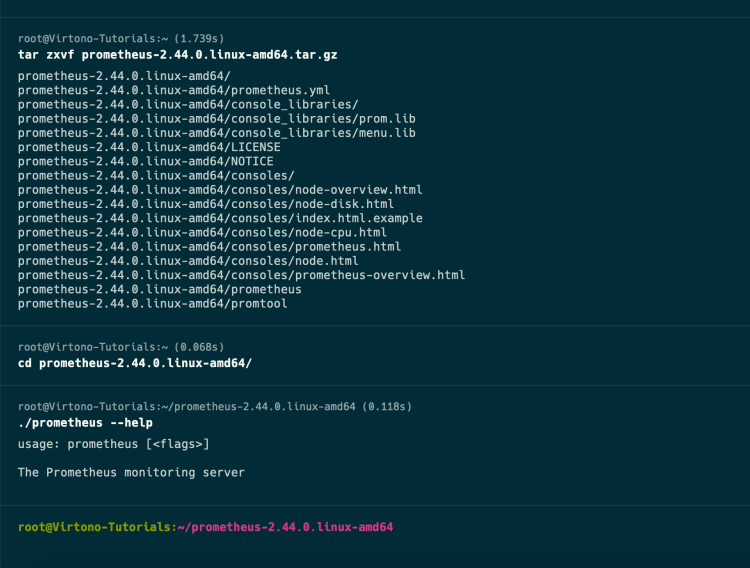 Prometheus configuration file