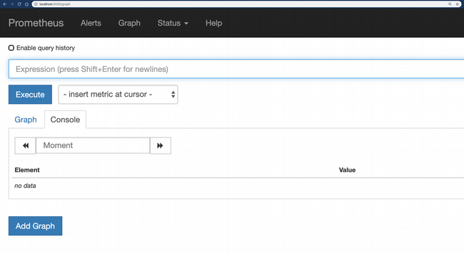 Prometheus basic UI