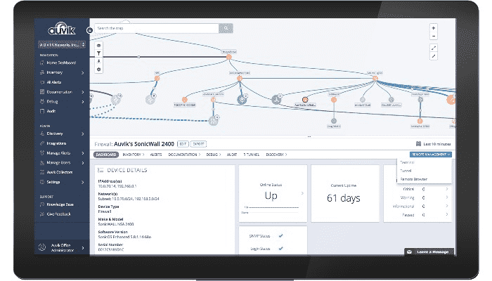 Auvik Dashboard