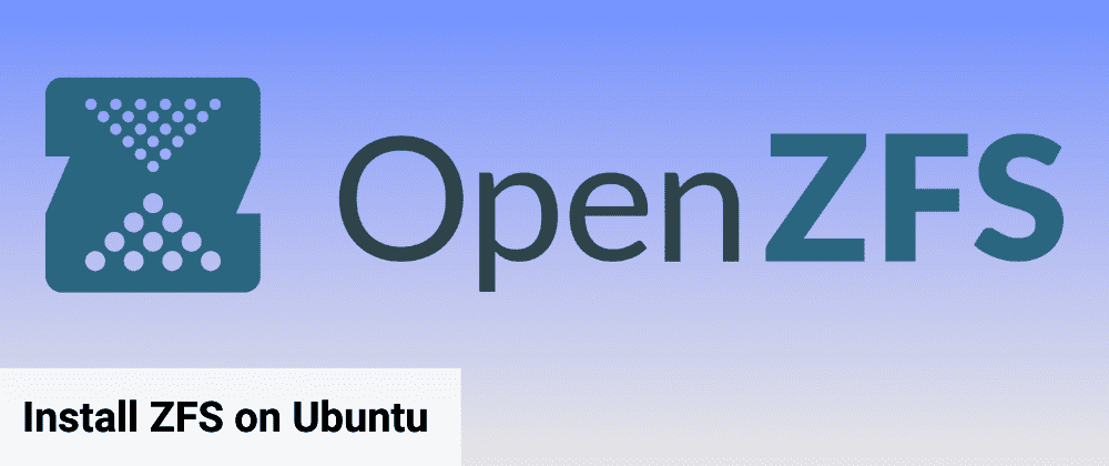 Ubuntu install ZFS